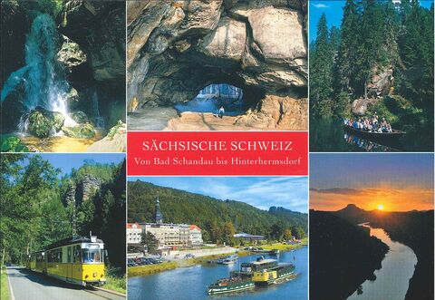Ansichtskarte Sächsische Schweiz M/1276