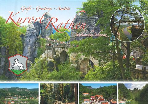 Ansichtskarte Kurort Rathen - Sächsische Schweiz M/1295