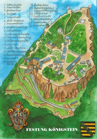 Ansichtskarte Königstein - Sächsische Schweiz #16283