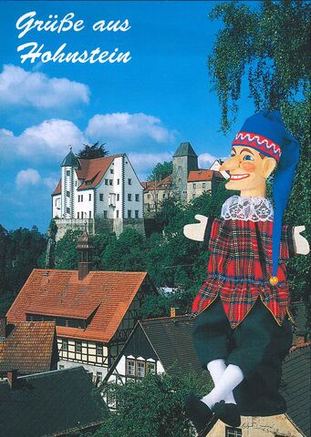 Ansichtskarte Burg Hohnstein / Sächsische Schweiz #16080