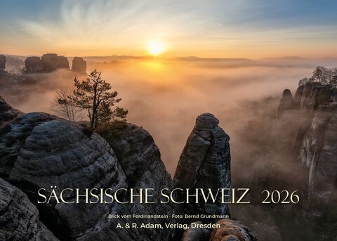 Landschaftskalender Sächsische Schweiz 2026 - B. Grundmann