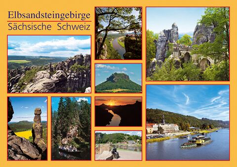 Ansichtskarte Sächsische Schweiz M/1280