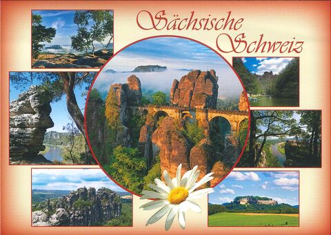 Ansichtskarte Sächsische Schweiz M/1302
