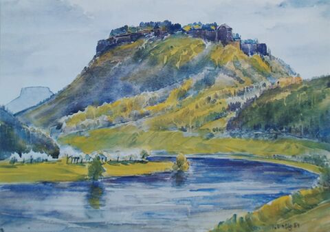 Ansichtskarte Aquarell Irmgard Uhlig #17212