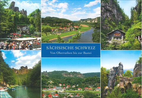 Ansichtskarte Sächsische Schweiz M/1292