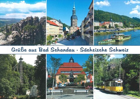 Ansichtskarte Bad Schandau (Sächsische Schweiz) M/1332