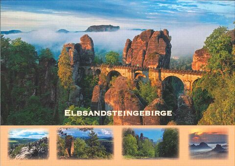 Ansichtskarte Elbsandsteingebirge M/1301