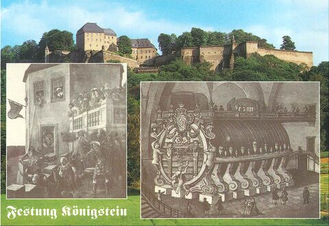 Ansichtskarte Königstein - Sächsische Schweiz M/609