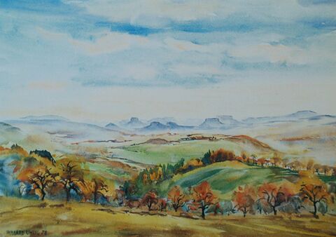 Ansichtskarte Aquarell Irmgard Uhlig #16127