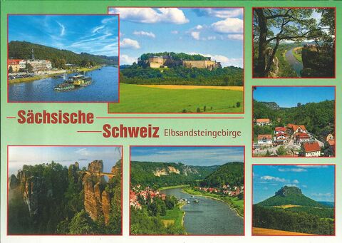 Ansichtskarte Sächsische Schweiz - Elbsandsteingebirge M/1257