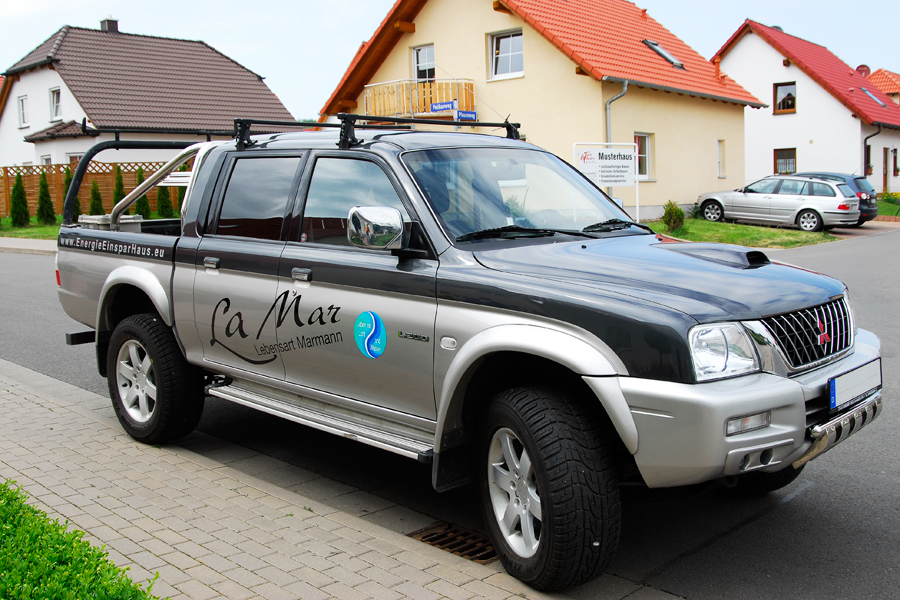 Beschrifteter Pick-up